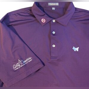 SCOTTY CAMERON GALLERY Circle T Summer Comfort Scotty Dog Golf Polo  XXL Purple
